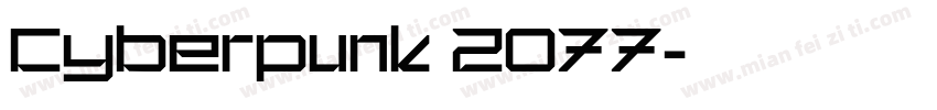 Cyberpunk 2077字体转换